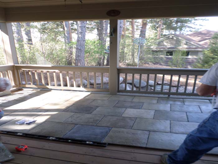 Over Existing Decking Installation