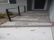 DekTek Tile Stairs with Composite Fascia Board