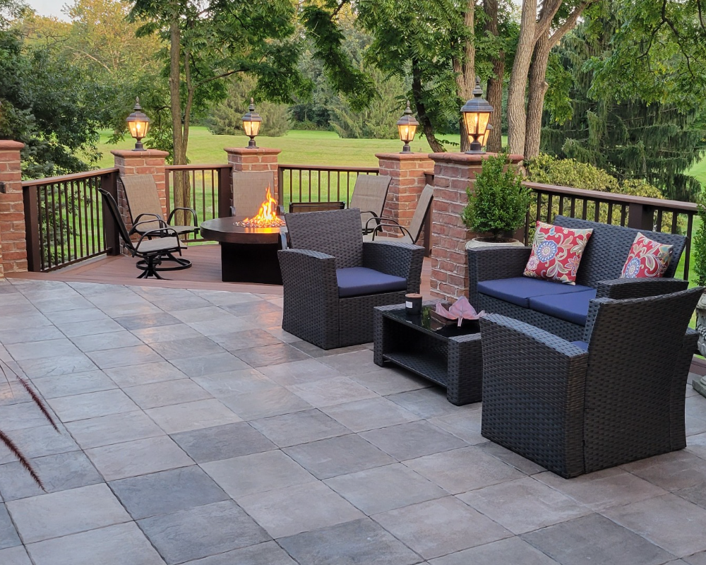 dektek tile oak luxury concrete decking