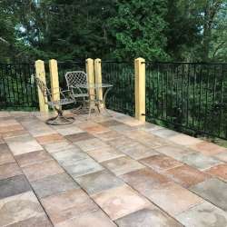 dektektile mocha concrete luxury decking 