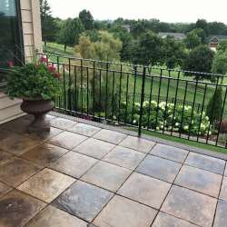 Cocoa Mélange concrete decking