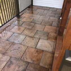 dektektile mocha concrete luxury decking 