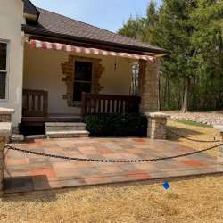 DekTek Tile Custom Color Concrete Deck Tiles - Mocha mixed with Adobe