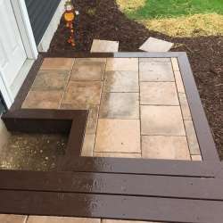 DekTek Stairs with Composite Border