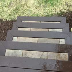 DekTek Stairs with Composite Border
