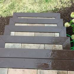 DekTek Stairs with Composite Border
