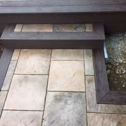 DekTek Stairs with Composite Border