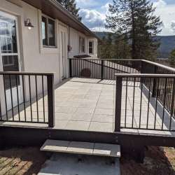 Limestone Album - DekTek Tile's concrete decking on steel framing in Colorado