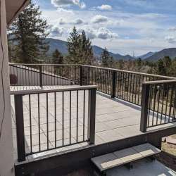 Limestone Album - DekTek Tile's luxury concrete deck tiles on steel framing in Colorado