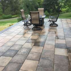 DekTek Tile mocha concrete luxury decking 