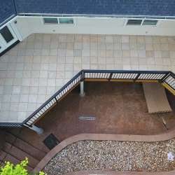 dektek tile seashell concrete luxury decking