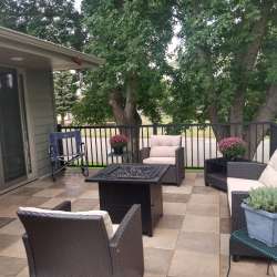 dektektile mocha concrete luxury decking 