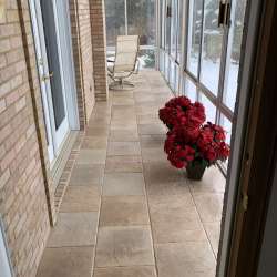 dektek tile seashell concrete luxury decking