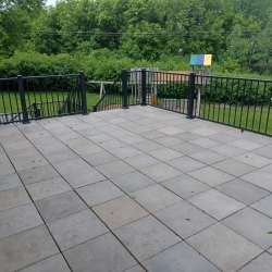 Pearl Gray DekTek Tile Concrete Deck Tiles 