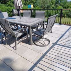 Pearl Gray DekTek Tile Concrete Deck Tiles 