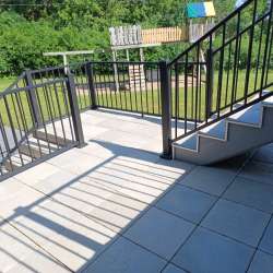 Pearl Gray DekTek Tile Concrete Deck Tiles 