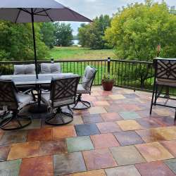 Tuscany medley luxury decking from DekTek Tile