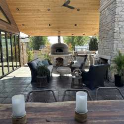 Cocoa Mélange luxury concrete patio deck tiles