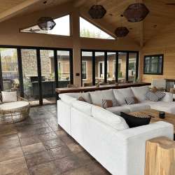 Cocoa Mélange - DekTek Tile's luxury concrete deck tiles - indoor & outdoor flooring