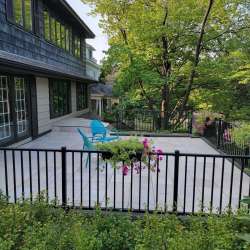 Limestone Album - DekTek Tile's luxury concrete decking on roof deck in Minneapolis