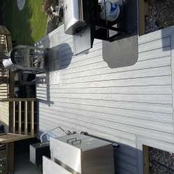 dektek tile accent deck & fireproof inlays - outdoor concrete luxury deck tiles