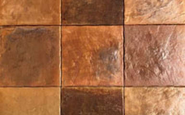 Sienna Concrete Deck Tile Samples