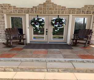 Patio with Dek-Tek Tiles